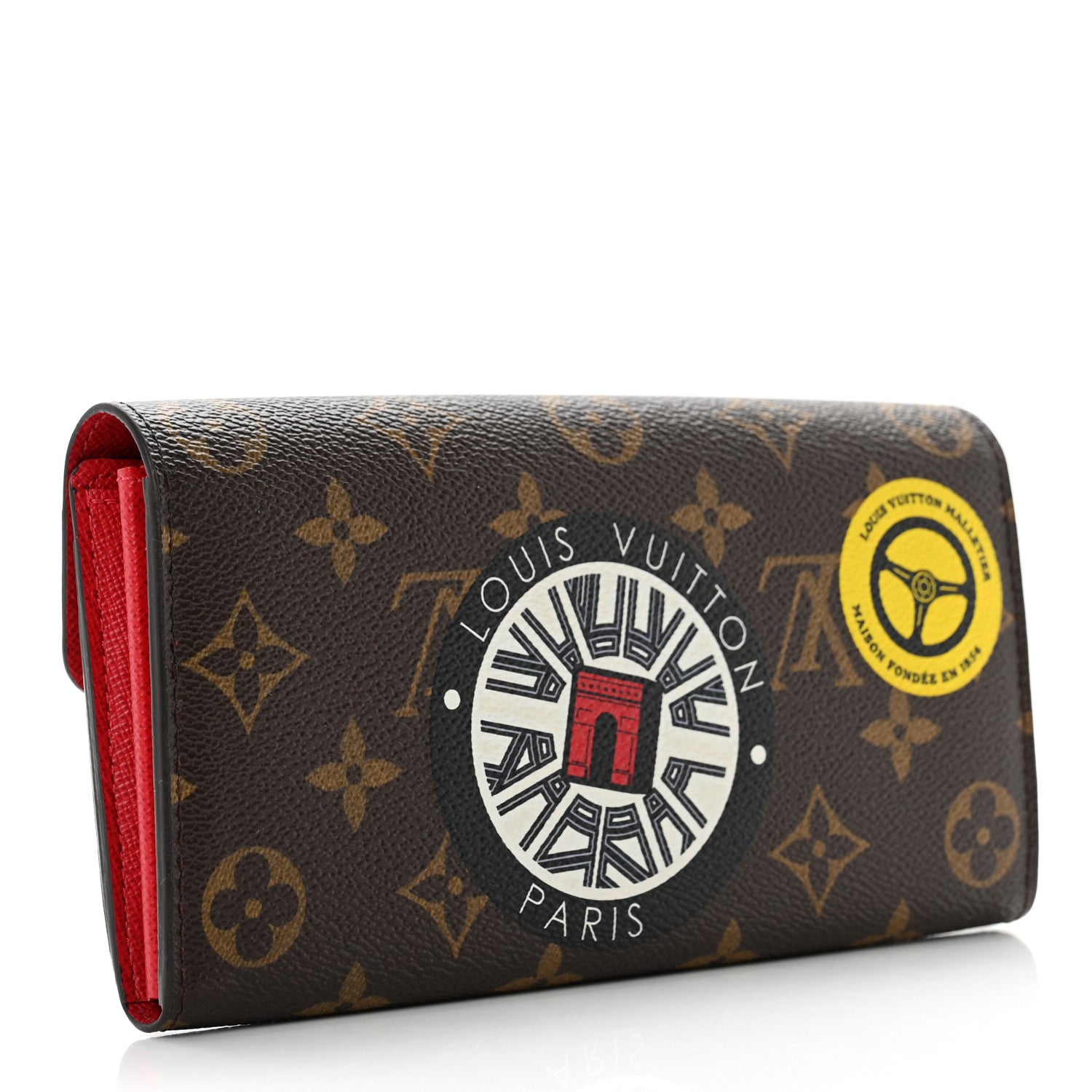 Louis Vuitton Monogram World Tour Sarah Wallet 3 of 6