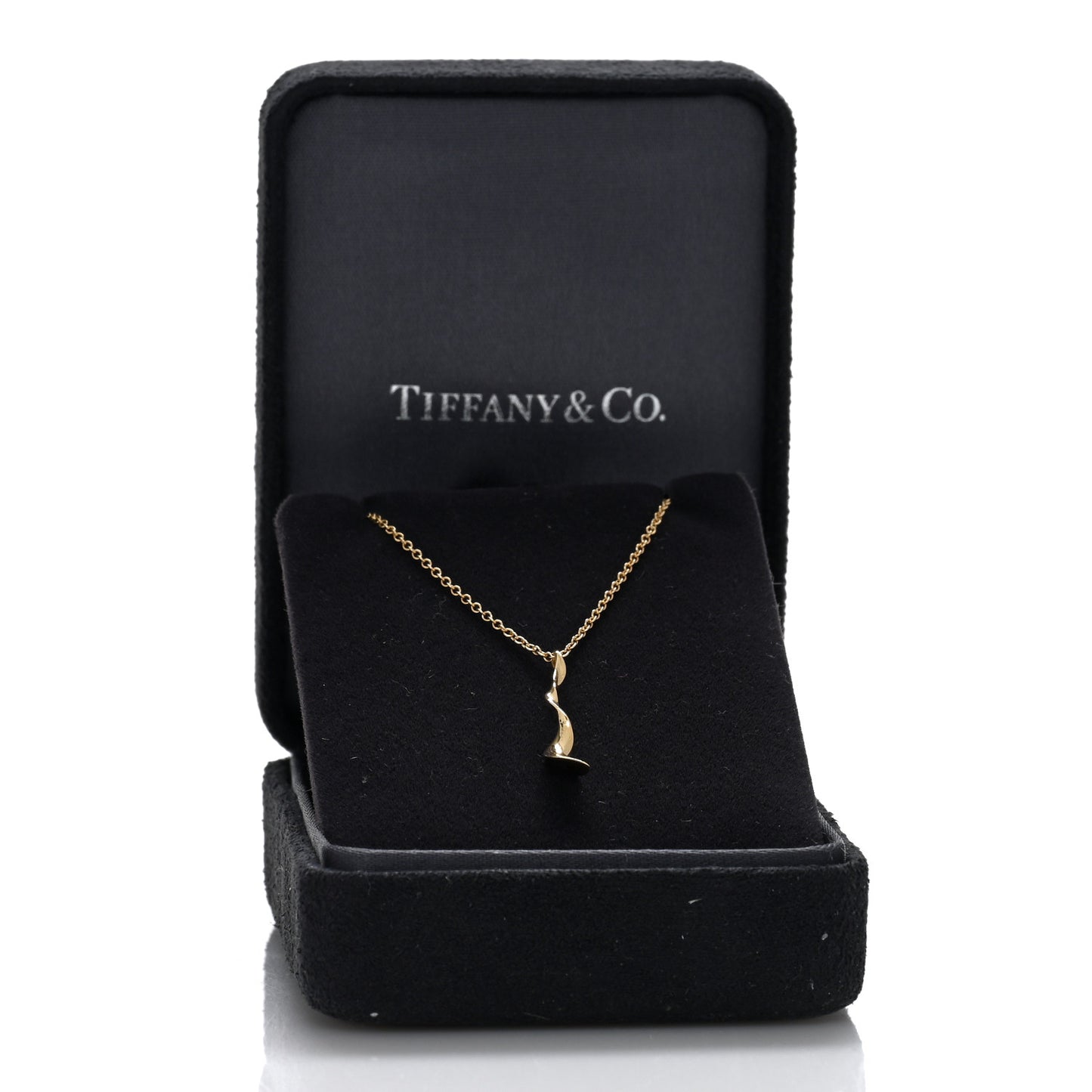 18K Yellow Gold Frank Gehry Orchid Pendant Necklace