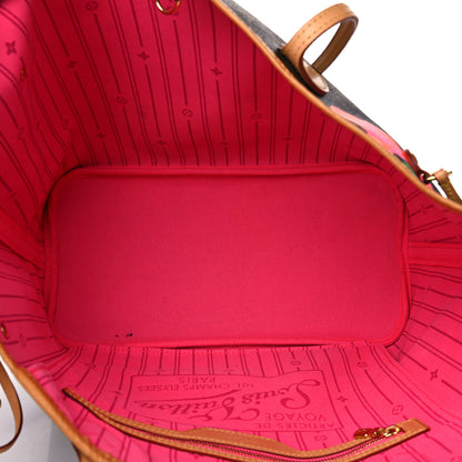Louis Vuitton Monogram Roses Neverfull MM 5 of 22