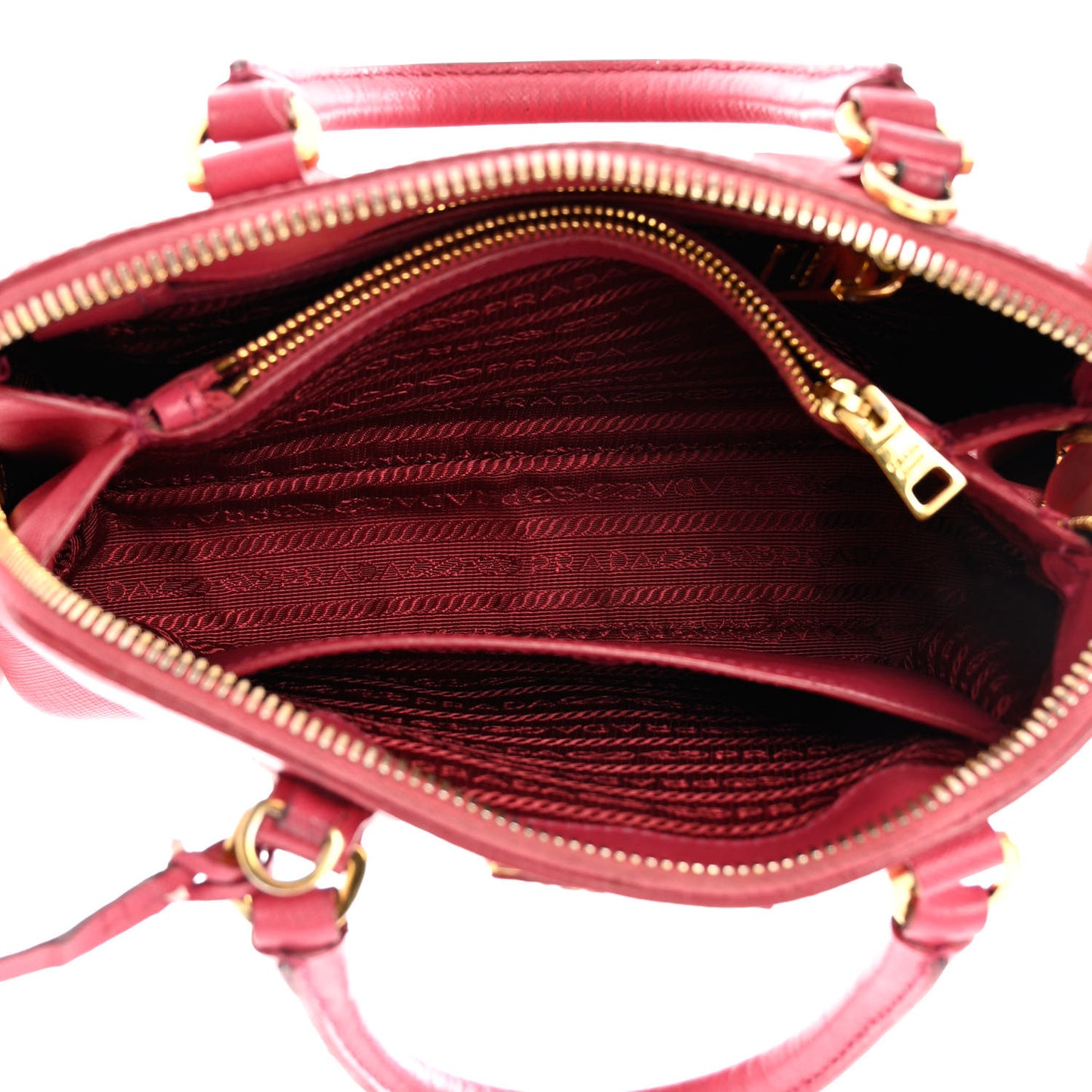 Saffiano Lux Medium Promenade Tote Peonia