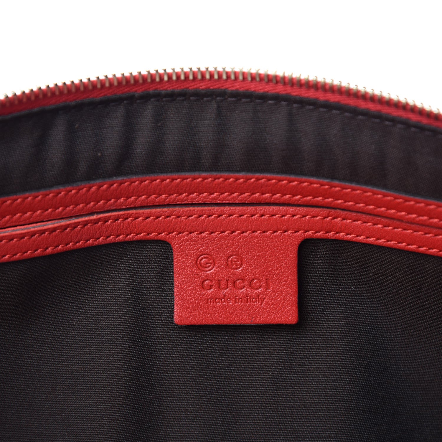 Gucci Guccissima Vitello Tender Medium Joy Boston Sporting Red 8 of 10