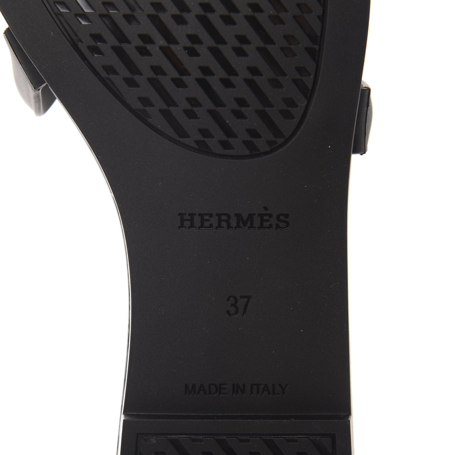 Rubber Aloha Sandals 37 Black