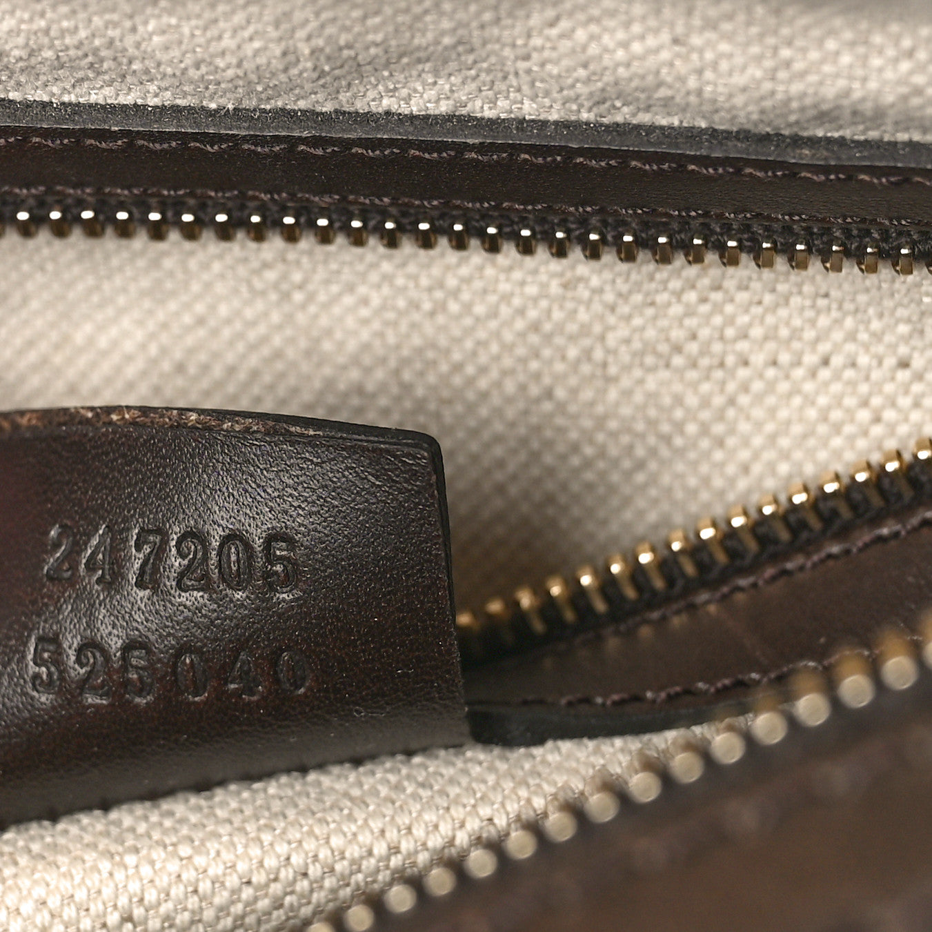 Gucci Monogram Selleria Calfskin Vintage Web Medium Boston Beige Ebony Cocoa 7 of 12