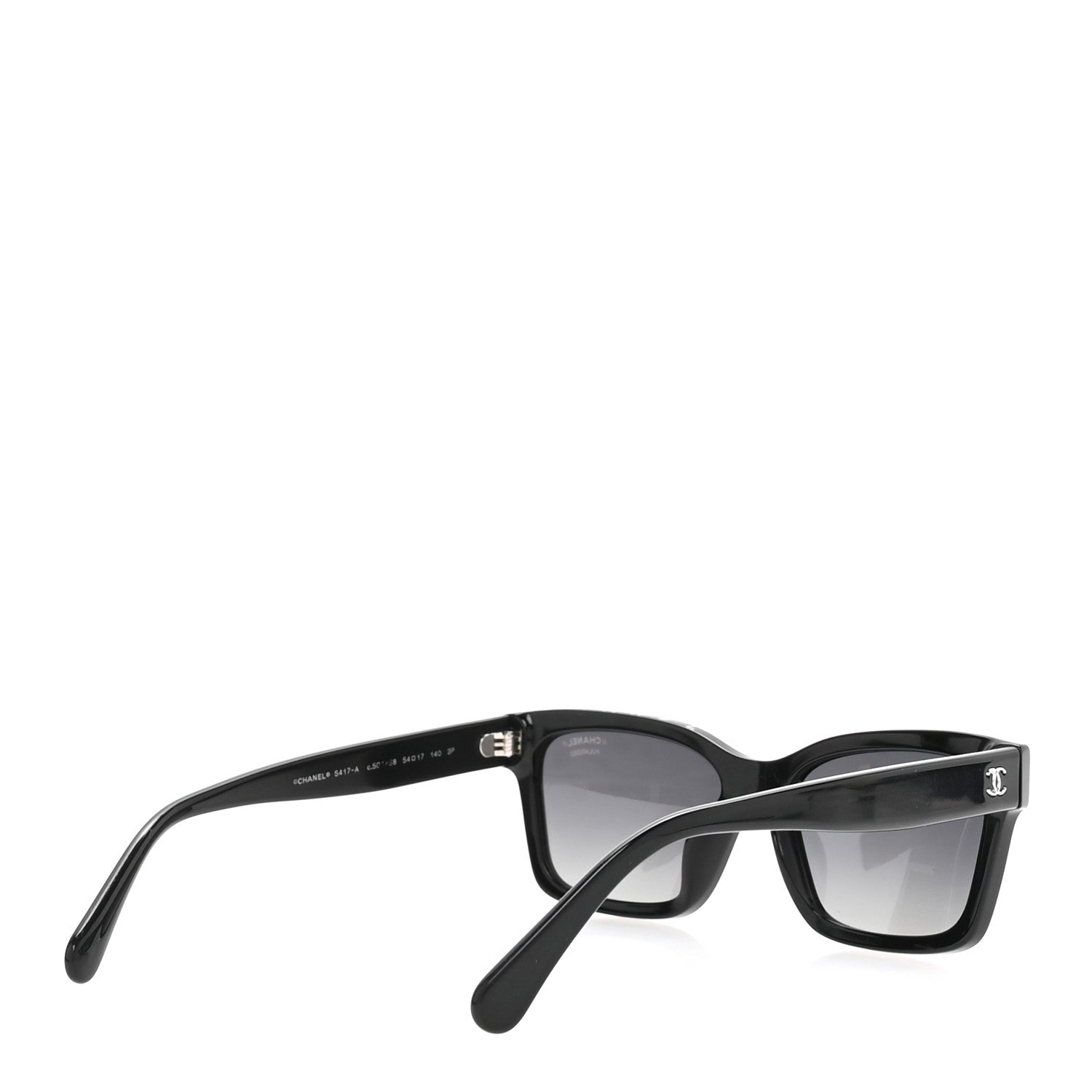Chanel Acetate Polarized Square Sunglasses 5417-A Black 1840681