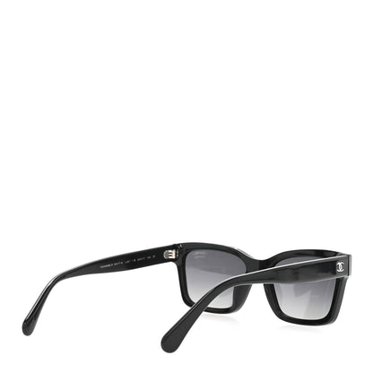 Chanel Acetate Polarized Square Sunglasses 5417-A Black 4 of 8
