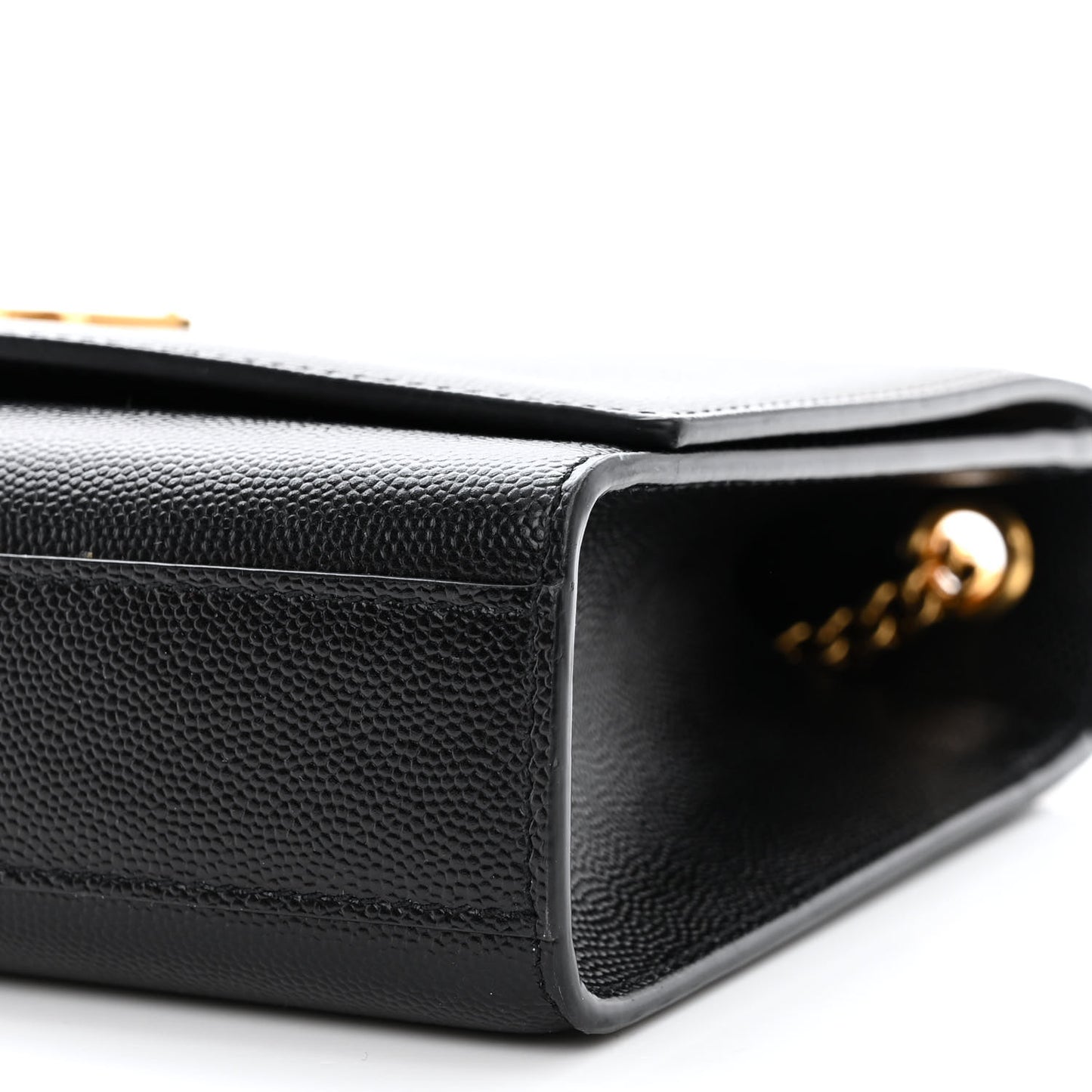 Grain De Poudre Medium Classic Monogram Kate Satchel Black