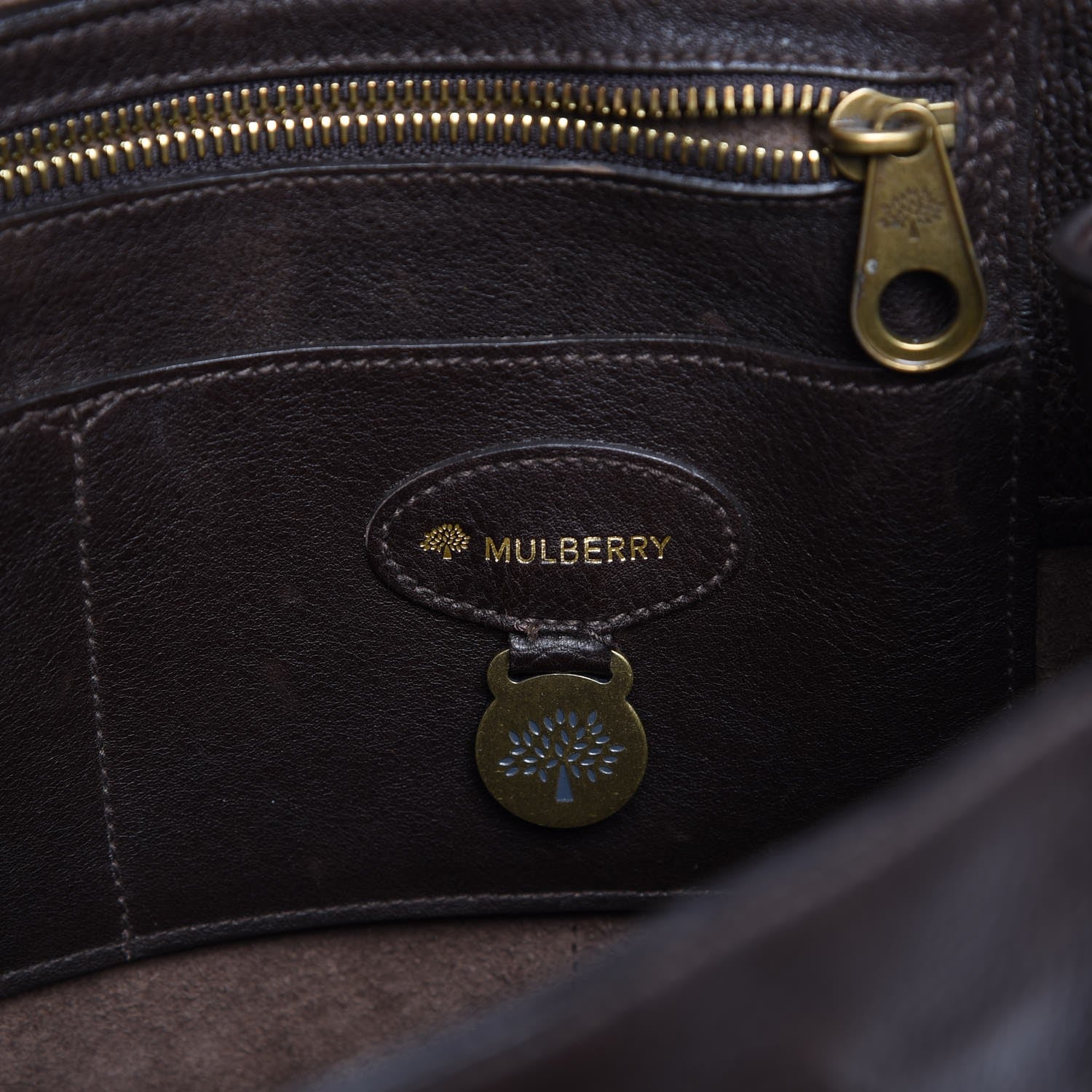 Mulberry Natural Leather Bayswater Chocolate 6 of 12