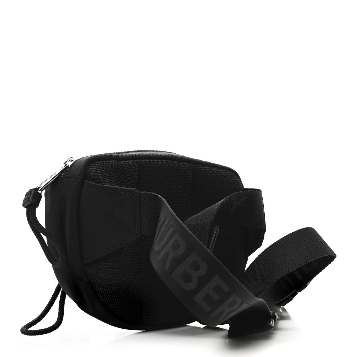 Econyl Logo Print Small Cannon Bum Bag Black
