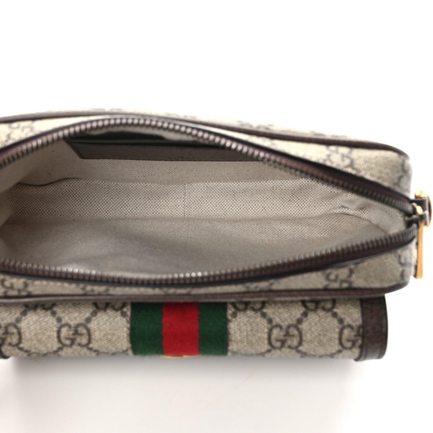 Gucci GG Supreme Monogram Web Mini Ophidia Bag Beige Ebony 5 of 10