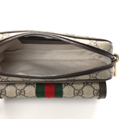 Gucci GG Supreme Monogram Web Mini Ophidia Bag Beige Ebony 5 of 10