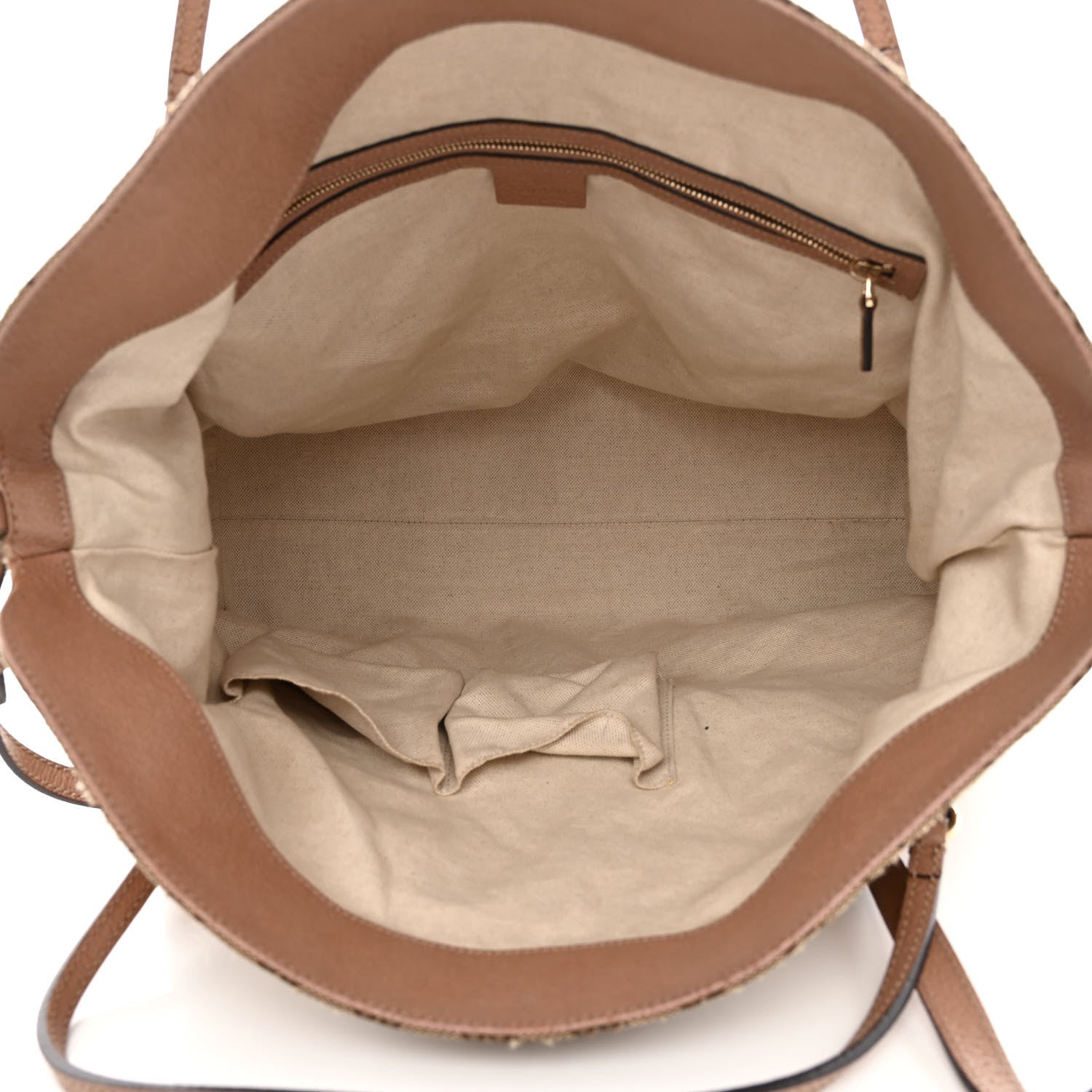 Gucci Monogram Large Bree Foldover Tote Beige Soft Pink 5 of 14