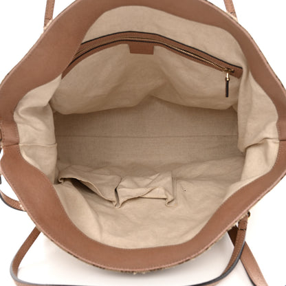 Gucci Monogram Large Bree Foldover Tote Beige Soft Pink 5 of 14