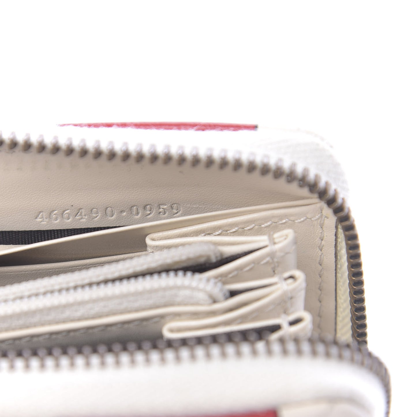 Calfskin Matelasse Trompe L'Oeil Print GG Marmont Zip Around Wallet