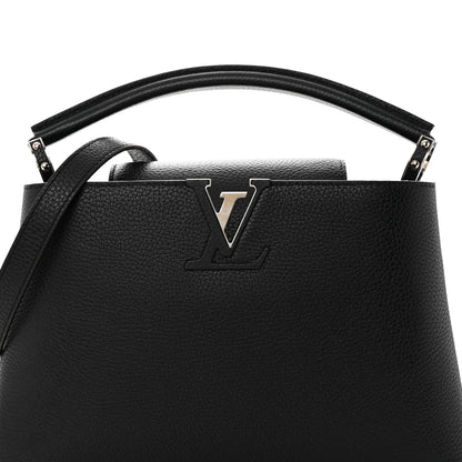 Louis Vuitton Taurillon Capucines PM Black 7 of 12