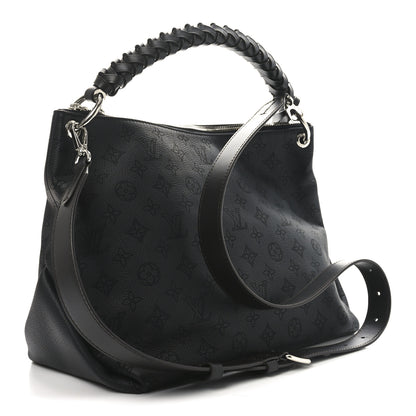Louis Vuitton Mahina Beaubourg Hobo MM Black 3 of 9