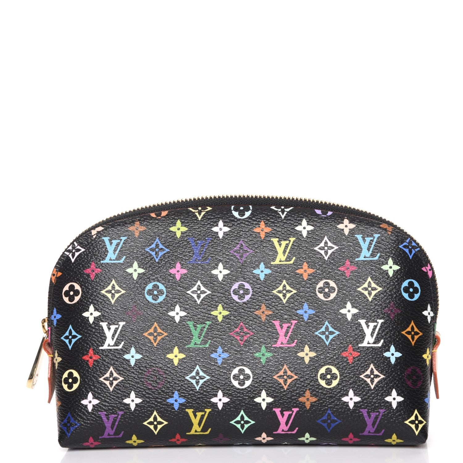 Louis Vuitton Monogram Multicolor Cosmetic Pouch Black Grenade 1 of 8