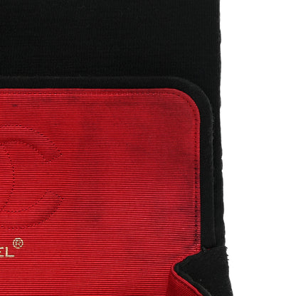 Chanel Jersey Quilted Small Double Flap Black 12 of 17
