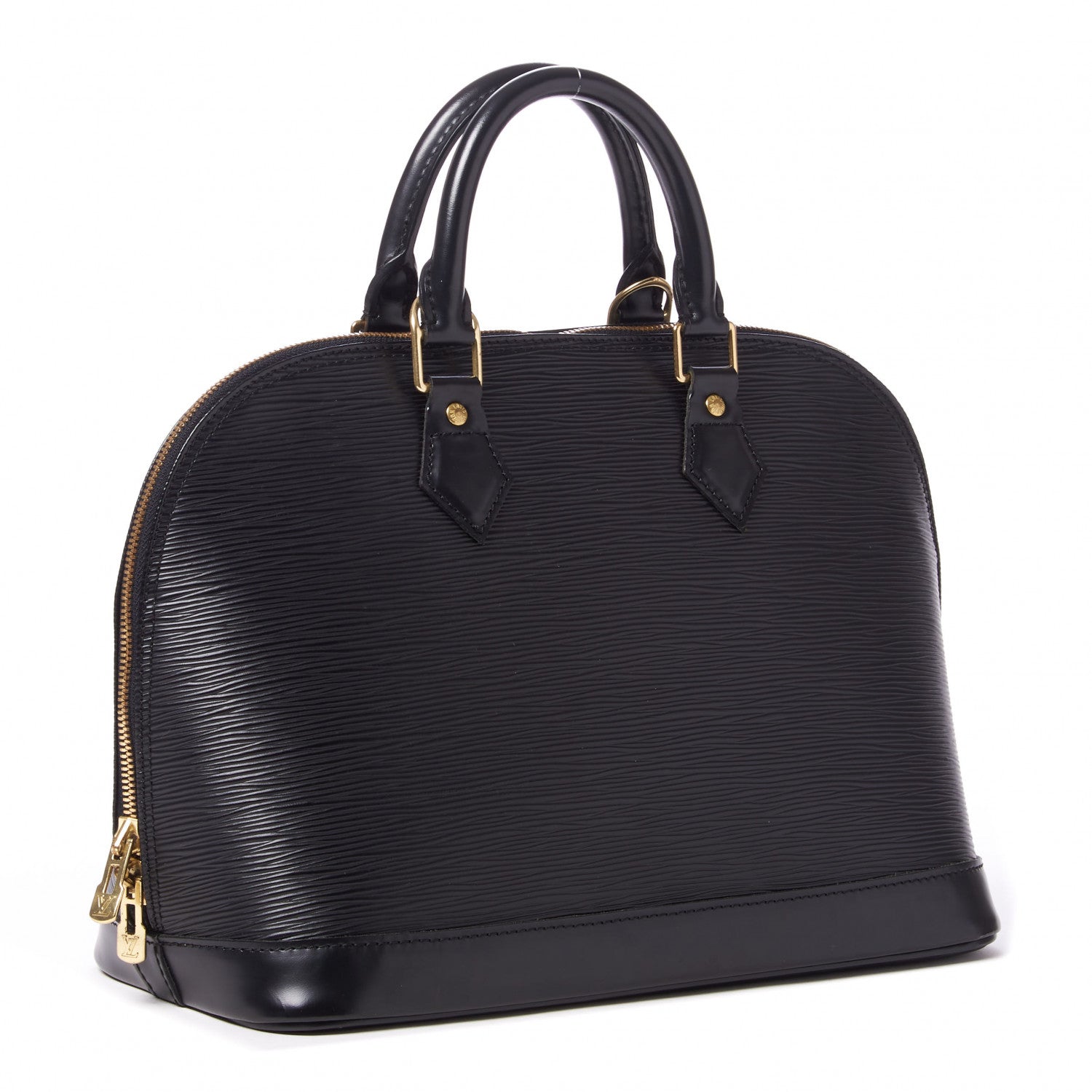 Louis Vuitton Epi Alma PM Black 2 of 10