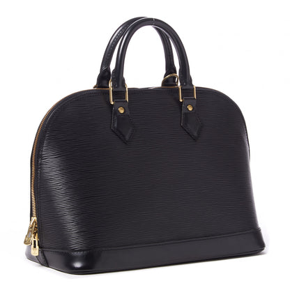 Louis Vuitton Epi Alma PM Black 2 of 10