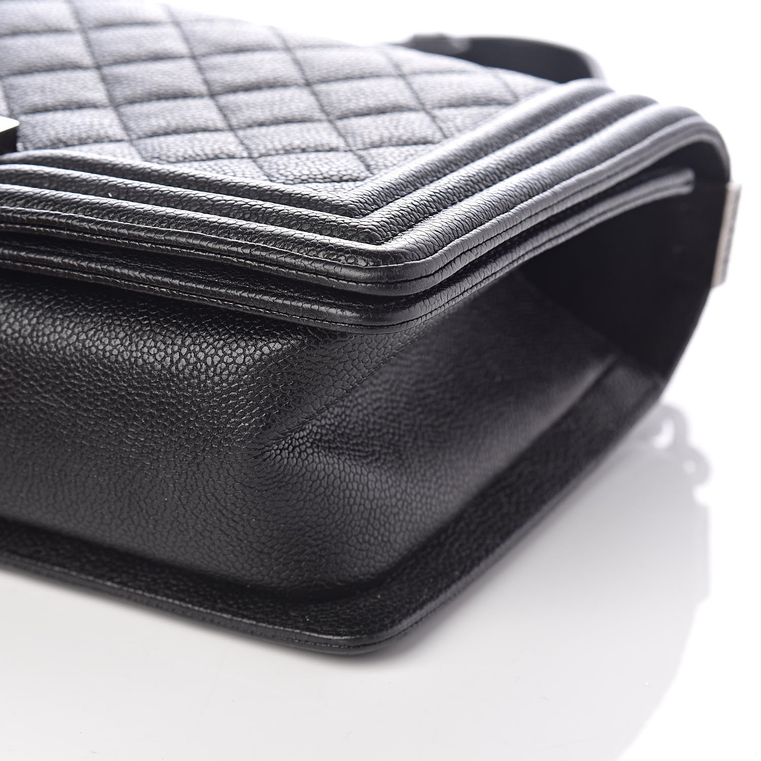 Chanel Caviar Quilted Medium Boy Flap Black 10 of 11