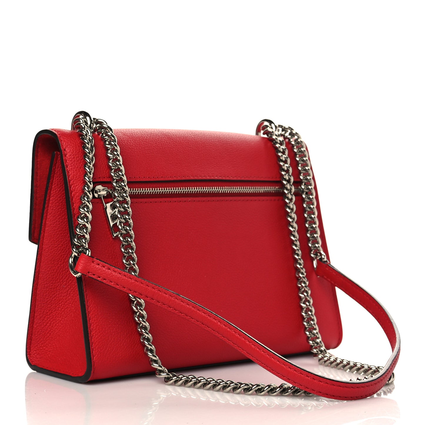 Soft Calfskin Mylockme Chain Bag BB Rubis