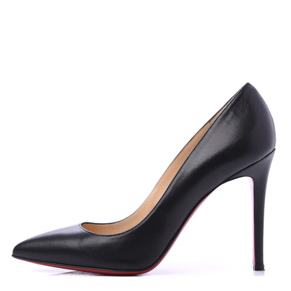 Christian Louboutin Shiny Nappa Pigalle 100 Pumps 39.5 Black 1 of 8