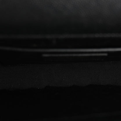 Saint Laurent Grain De Poudre Monogram Cassandre Clutch Black 5 of 9