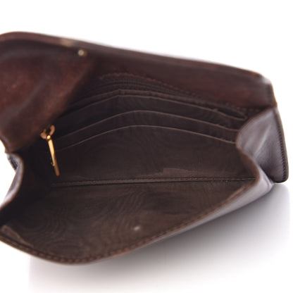 Chanel Calfskin Envelope Wallet Brown 5 of 19