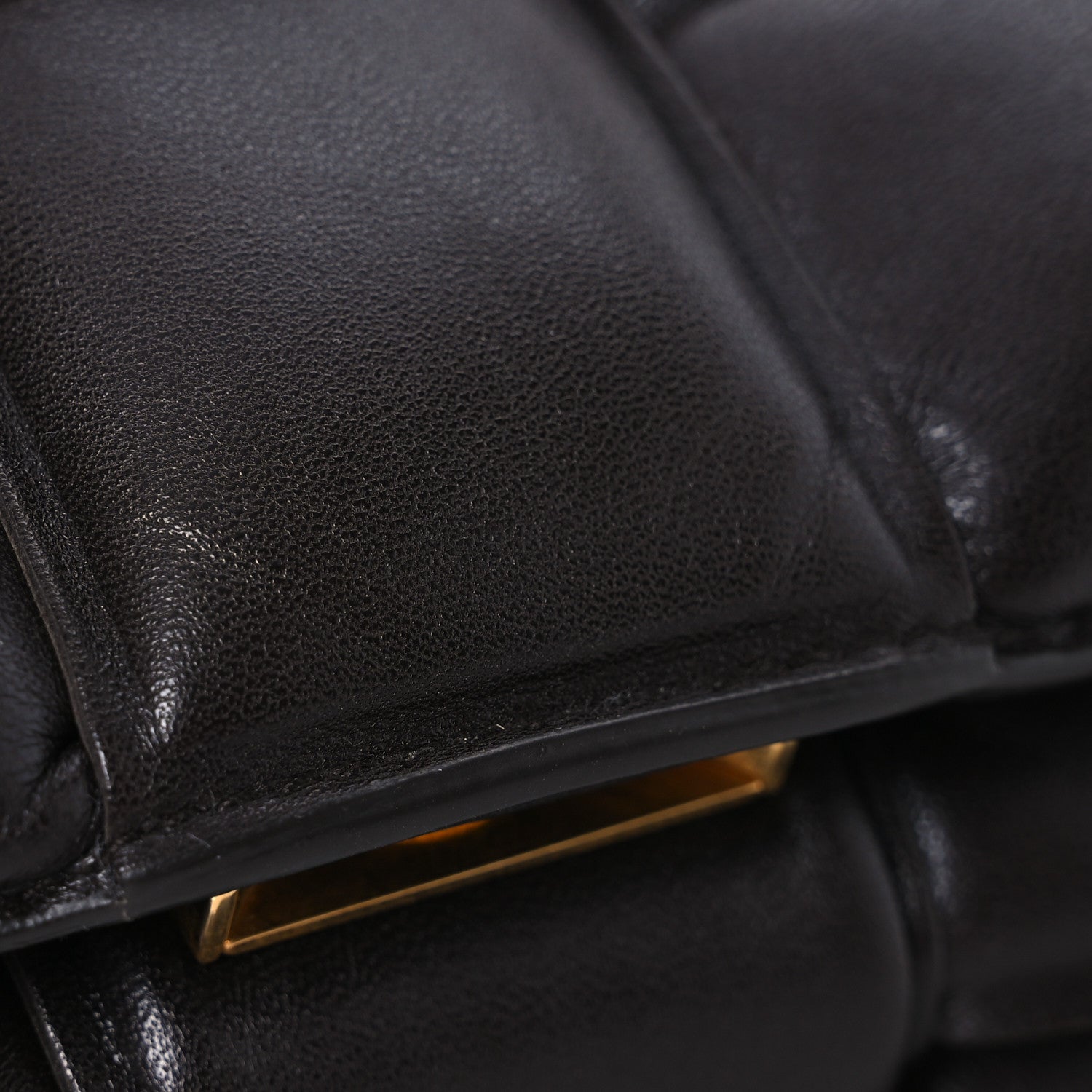 Bottega Veneta Lambskin Maxi Intreccio Padded Chain Cassette Crossbody Bag Fondant 17 of 18