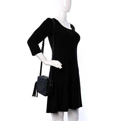 Gucci Pebbled Calfskin Small Soho Disco Bag Black 2 of 10