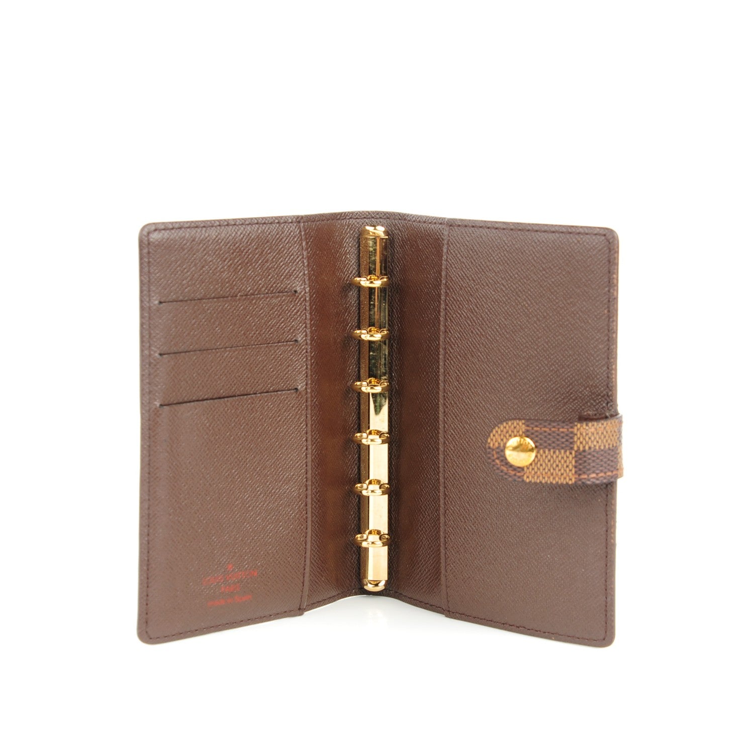 Louis Vuitton Damier Ebene Small Ring Agenda Cover 7 of 7