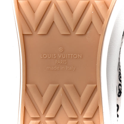 Louis Vuitton Canvas Logo Trocadero Slip On Sneakers 8 Black White 8 of 10