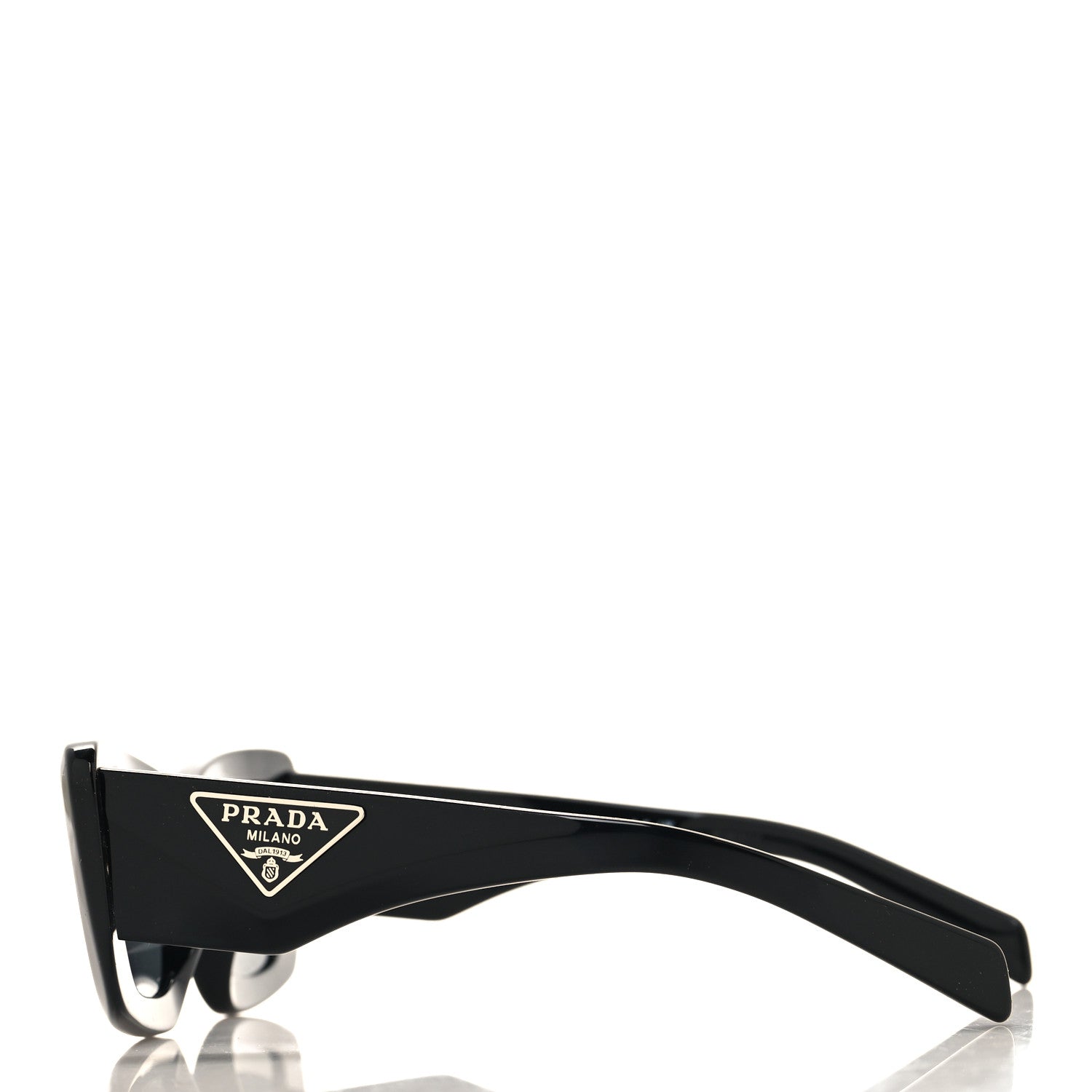 Prada Acetate Symbole Sunglasses SPR 13Z Black 3 of 7