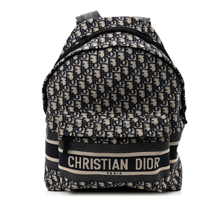 Christian Dior Oblique Diortravel Backpack Blue 1 of 10