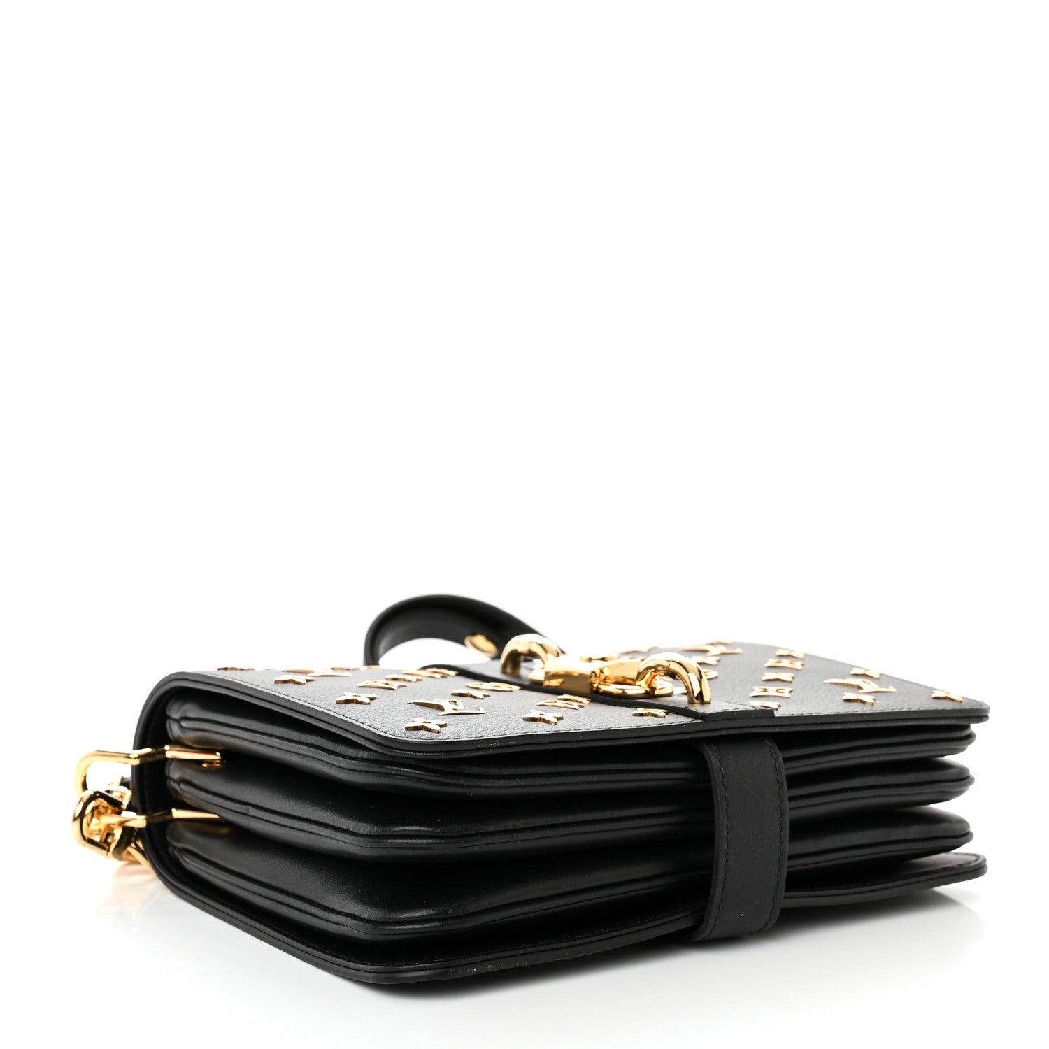 Louis Vuitton Calfskin Monogram Metal Rendez-Vous Black 4 of 9