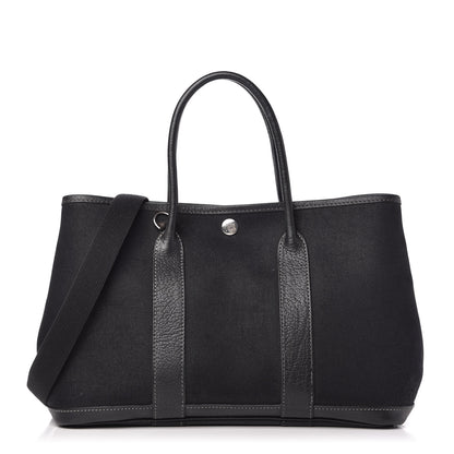 Hermes Toile Garden Party 30 TPM Black 1 of 11