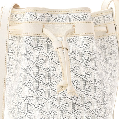 Goyard Goyardine Petit Flot Bucket Bag PM White 8 of 12