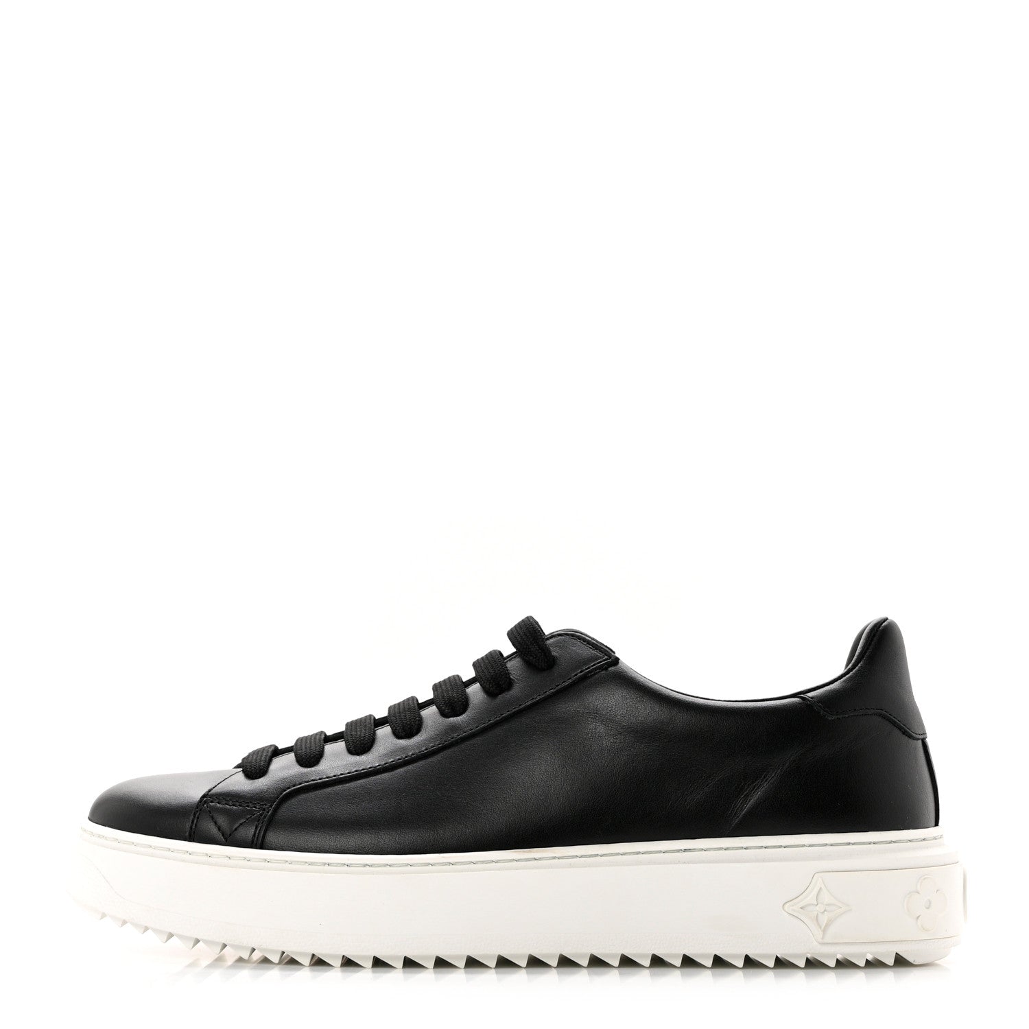 Louis Vuitton Calfskin Time Out Sneakers 41.5 Black 1 of 8