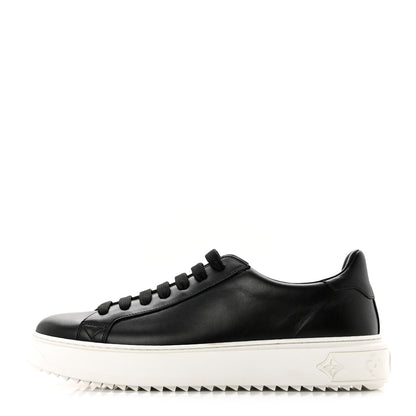 Louis Vuitton Calfskin Time Out Sneakers 41.5 Black 1 of 8