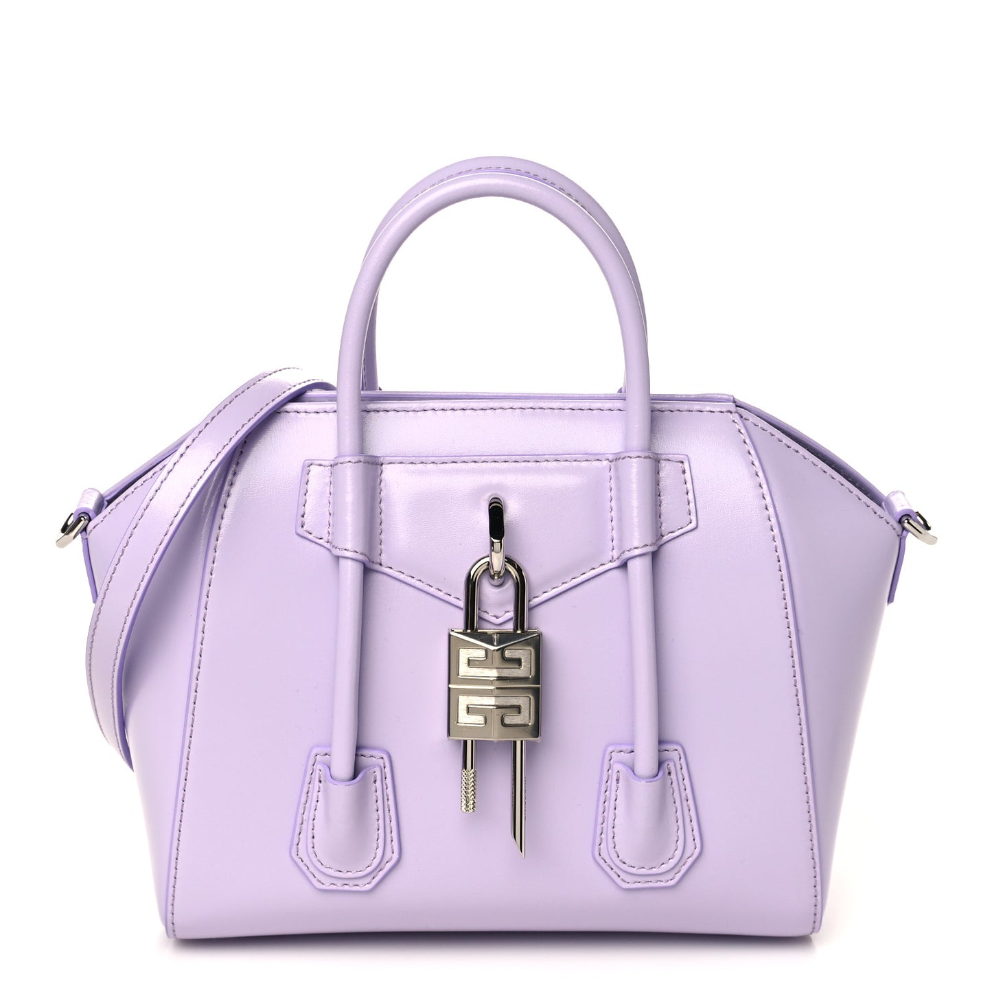 Box Calfskin Mini Lock Antigona Mauve