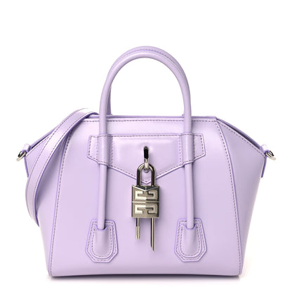 Givenchy Box Calfskin Mini Lock Antigona Mauve 1 of 5