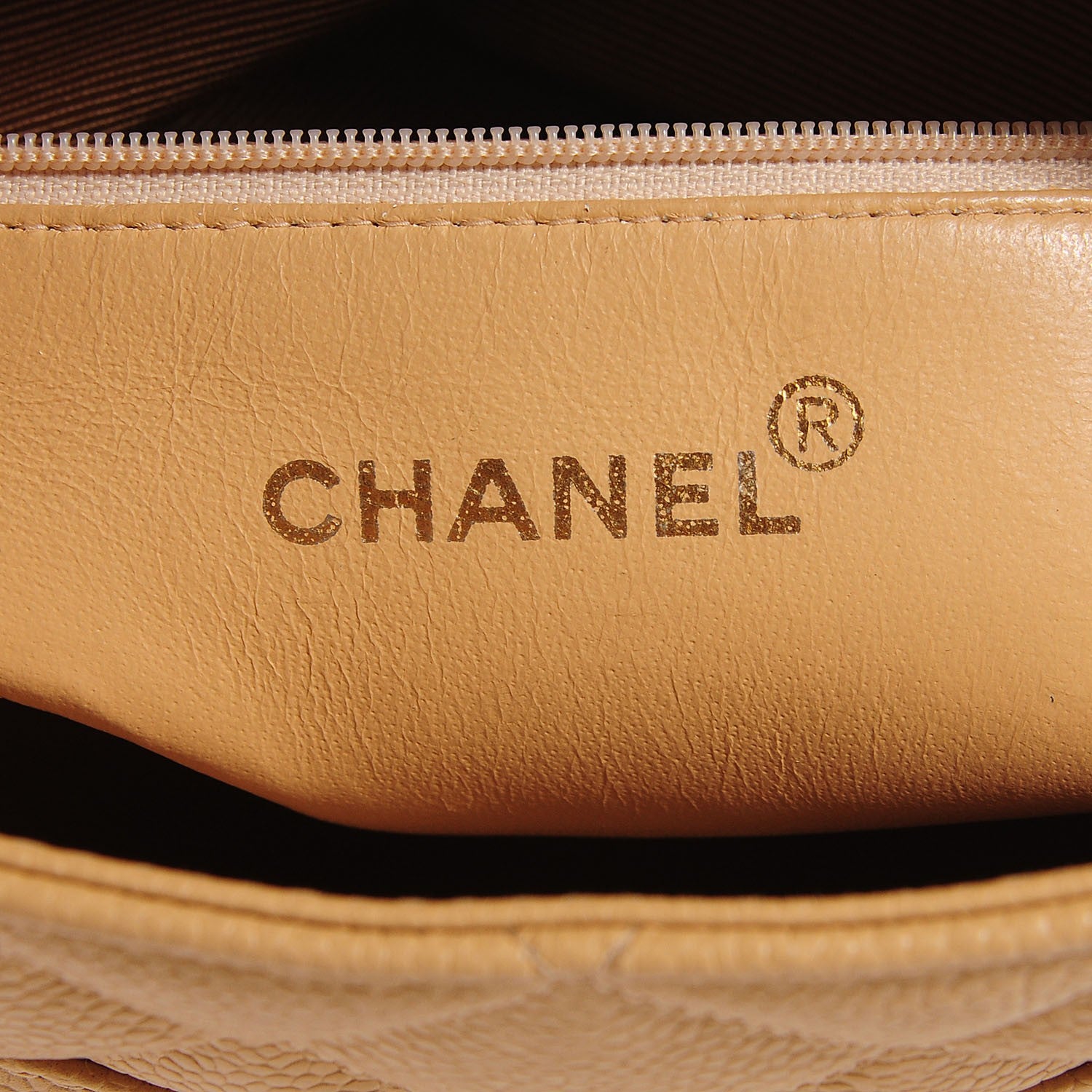 Chanel Caviar Quilted Medallion Tote Beige 6 of 8