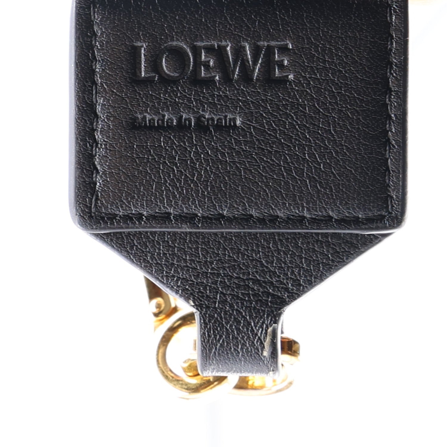 Loewe Calfskin Jacquard Anagram Strap Navy Black 3 of 4