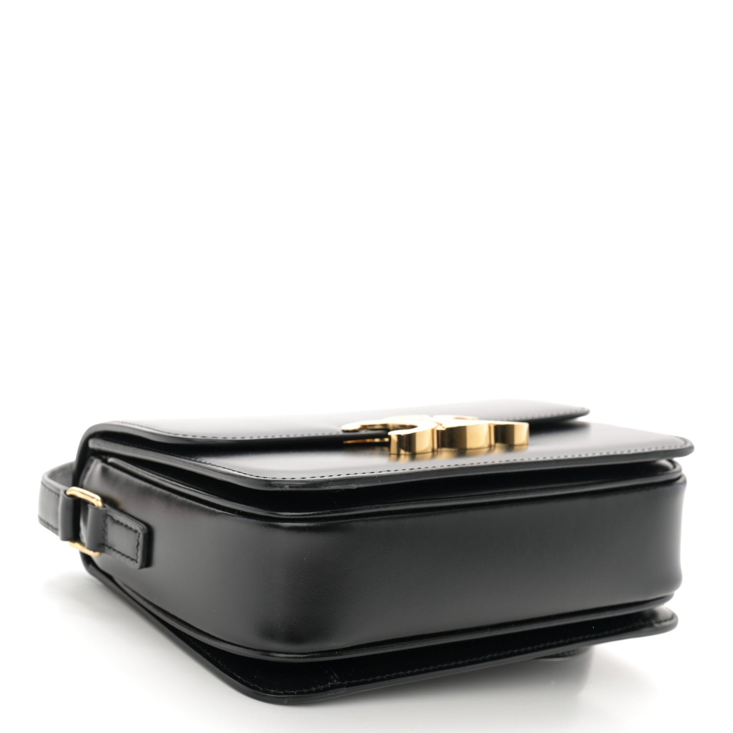 Shiny Calfskin Teen Triomphe Black