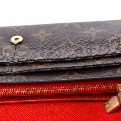 Louis Vuitton Monogram Sarah Wallet NM Coquelicot 12 of 12