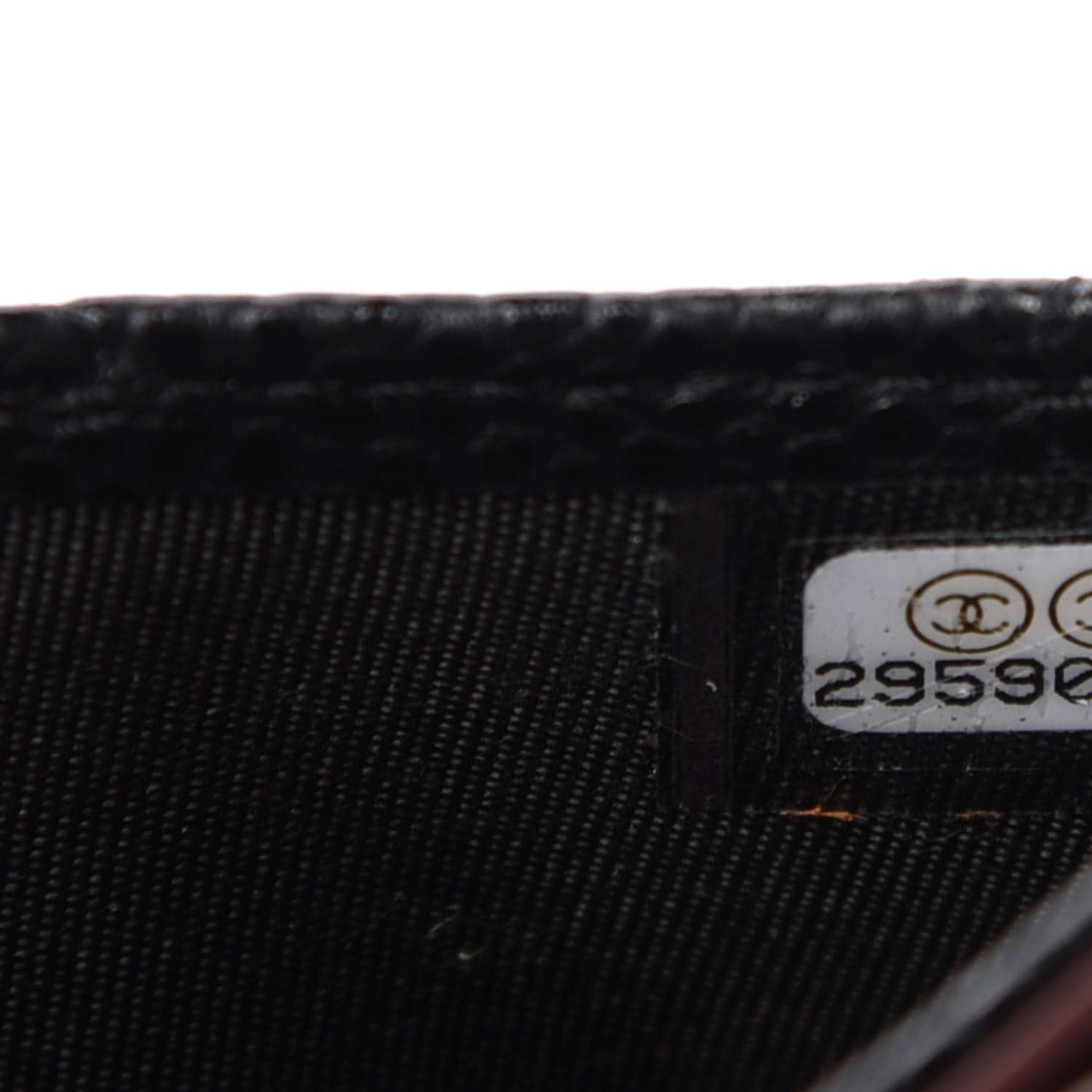 Chanel Caviar Quilted Card Holder Black 8 of 9