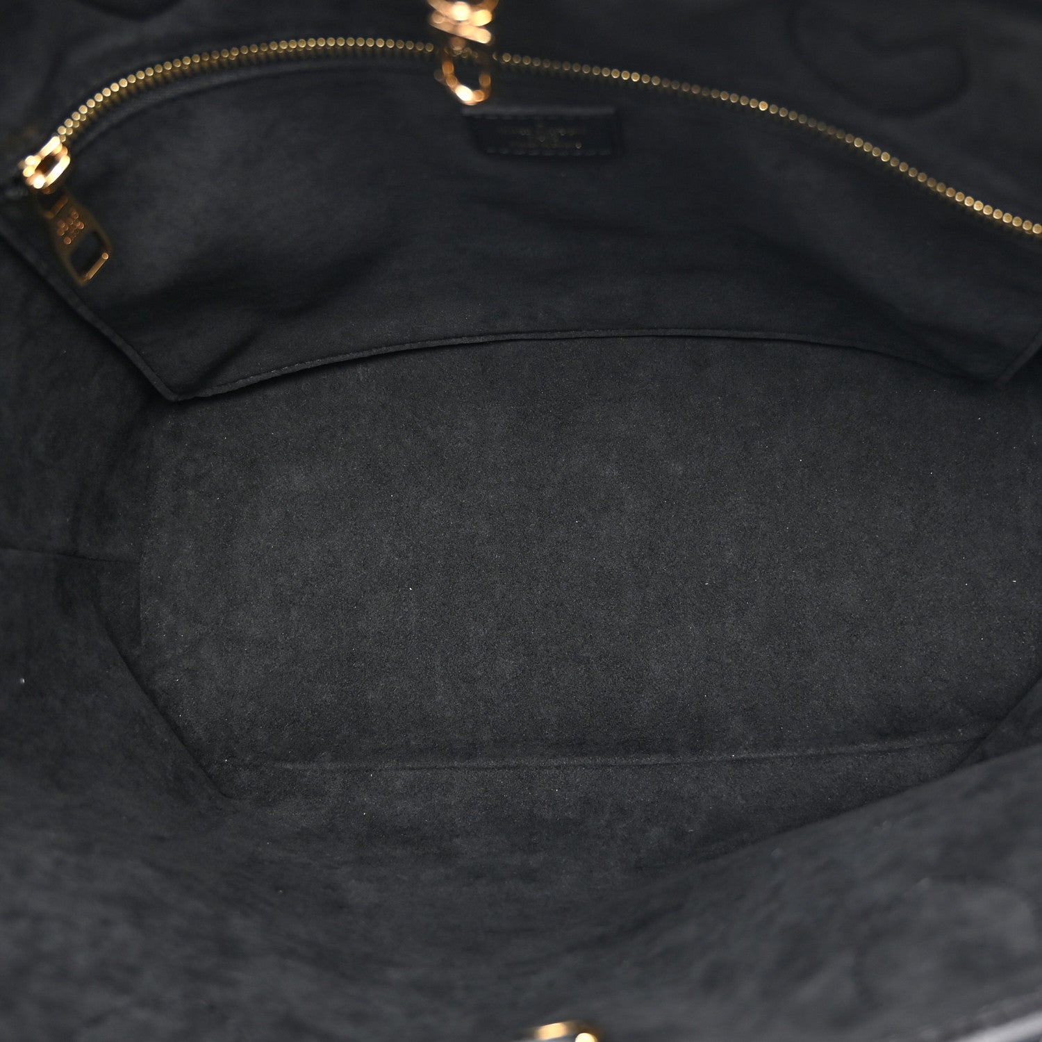 Louis Vuitton Empreinte Monogram Giant Neverfull MM Black Beige 6 of 10