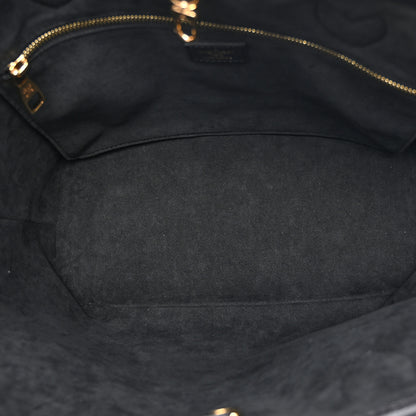 Louis Vuitton Empreinte Monogram Giant Neverfull MM Black Beige 6 of 10