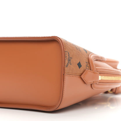 MCM Visetos Tracy Large Tote Cognac 10 of 10