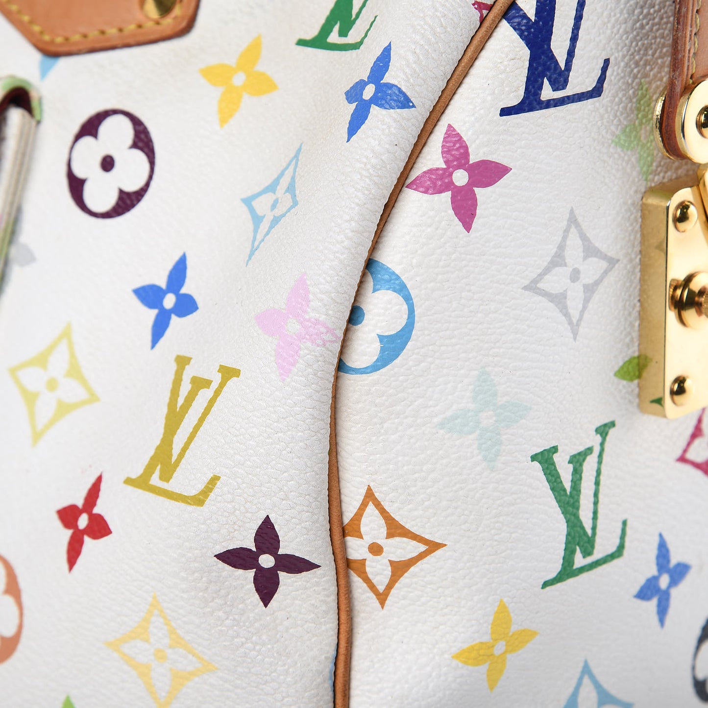 Monogram Multicolor Speedy 30 White